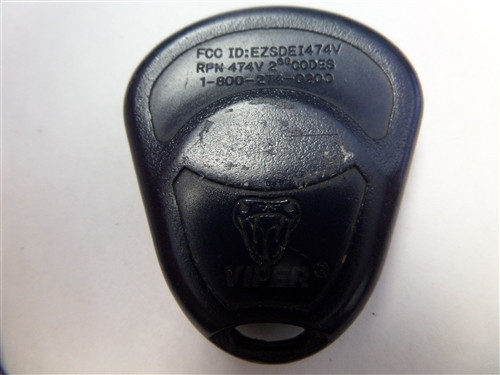 VIPER EZSDEI474V 474V 4 BUTTON KEY FOB Keyless Entry Remote Alarm